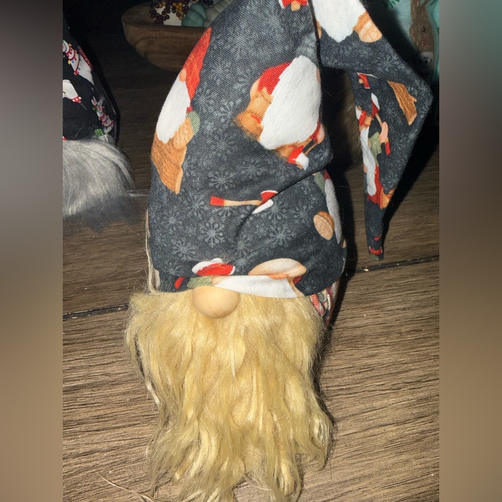 Handmade Bean Bag Gnome Plush with‎ Gnome Accents